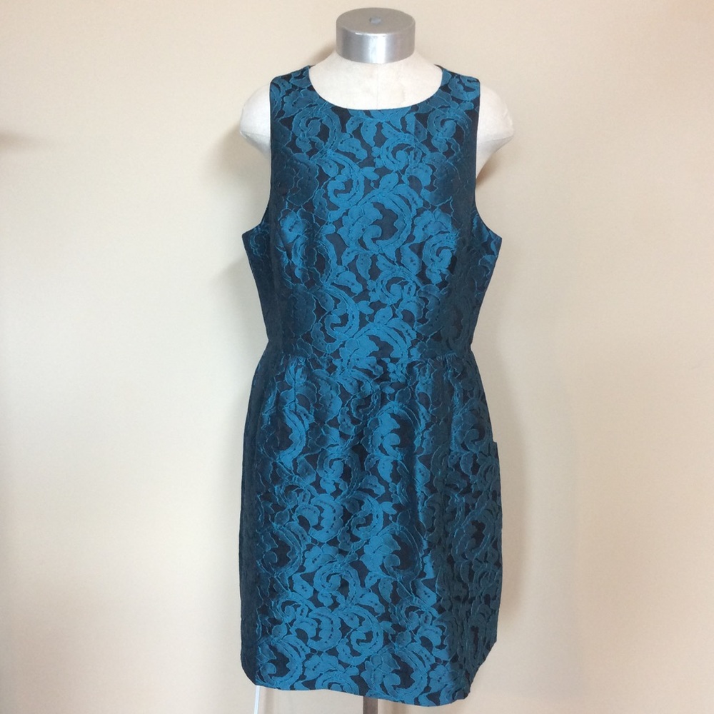 Anthropologie tabitha ottava brocade dress